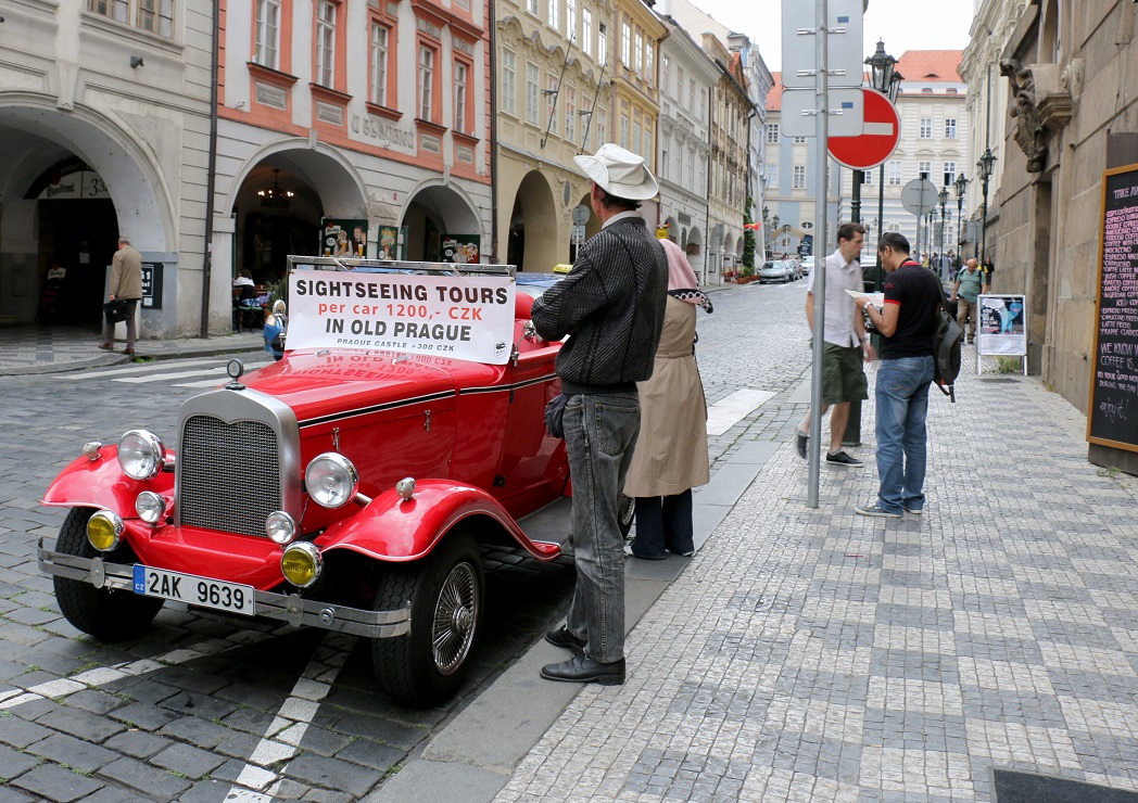 Ретро автомобили в Праге