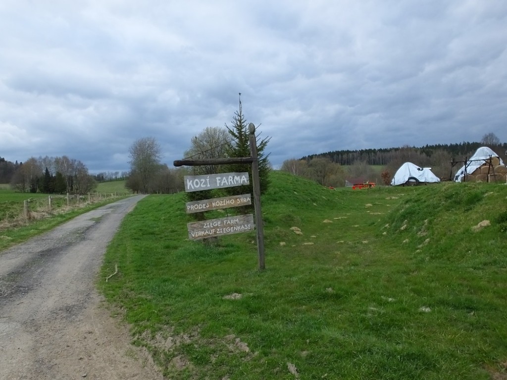 Козья ферма на границе Чехии и Германии.