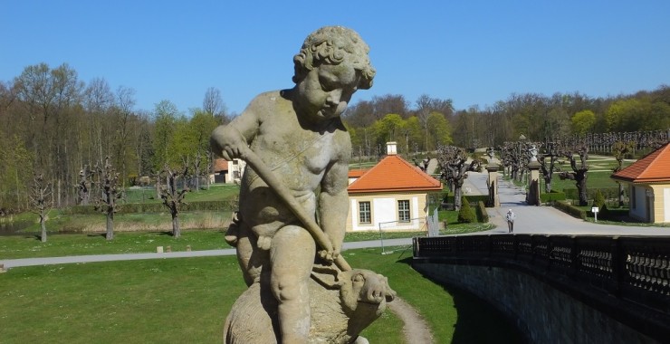 Замок Морицбург. Замок Морицбург. Саксония.