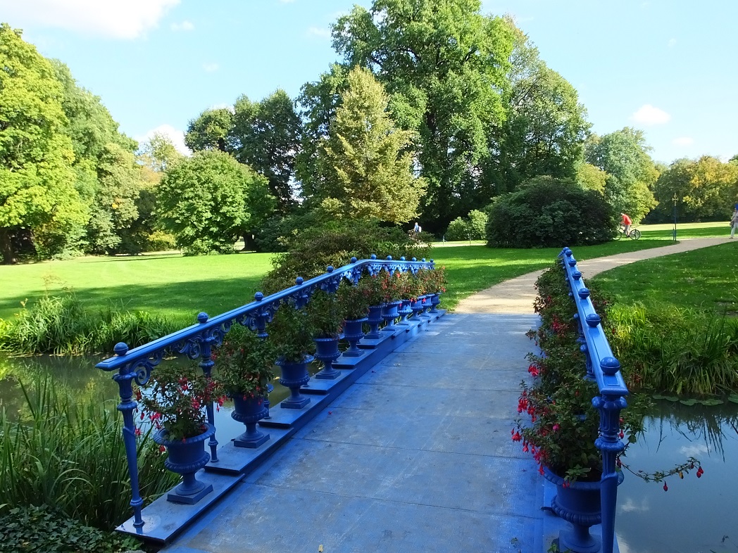 Голубой мост в парке Бад-Мускау.