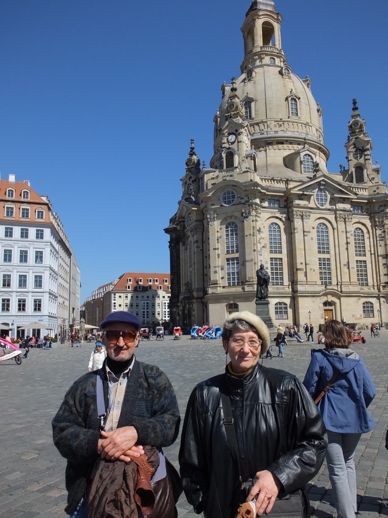 Юлия и Александр в Дрездене. Тур в Германию и Чехию.