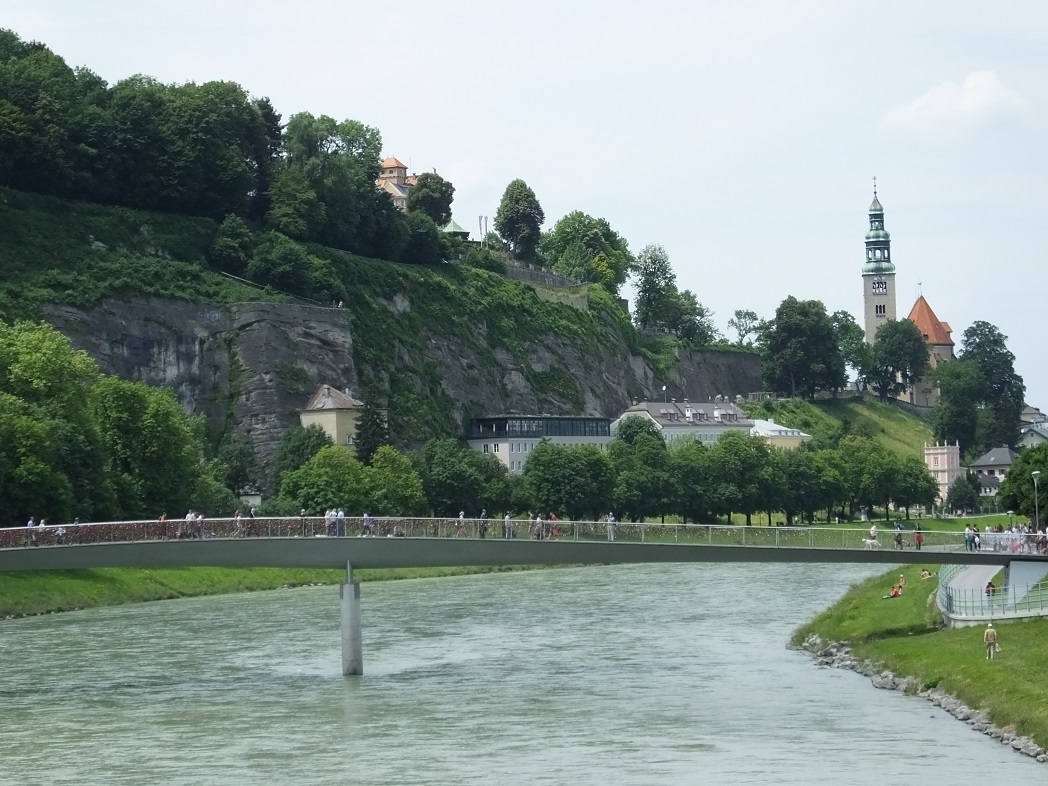 Река Зальцах. Австрия. Тур в Европу.