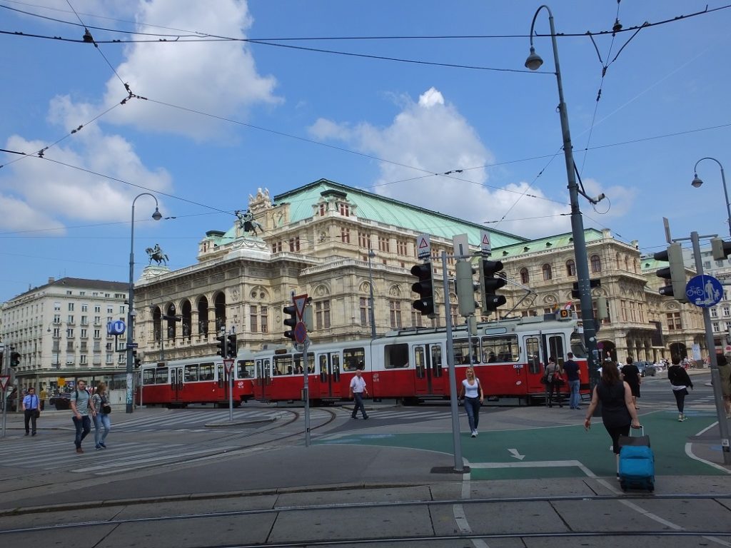 Улица Рингштрассе (Кольцевая улица или Ринг). Венская опера.