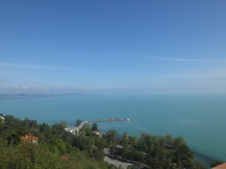 Вид на Балатон. Полуостров Тихань.