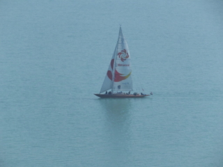 Яхта на Балатоне. Венгрия.