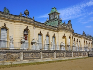 Картинная галерея Сан-Суси. Дворцово-парковый комплекс Сан-Суси (Schloss Sanssouci). Потсдам, Германия.